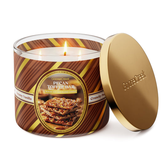 Pecan Toffee Bar 3-Wick Candle